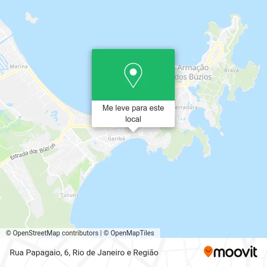 Rua Papagaio, 6 mapa