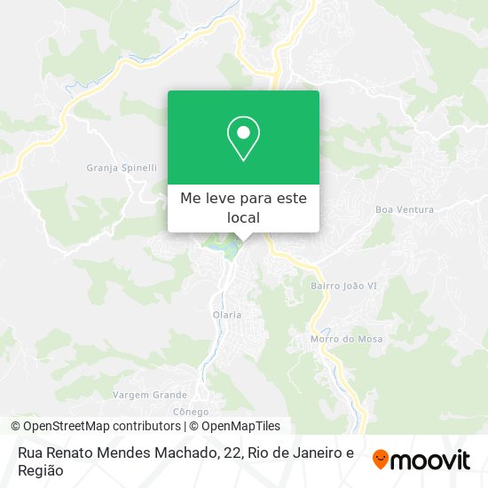 Rua Renato Mendes Machado, 22 mapa