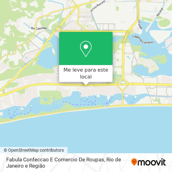 Fabula Confeccao E Comercio De Roupas mapa