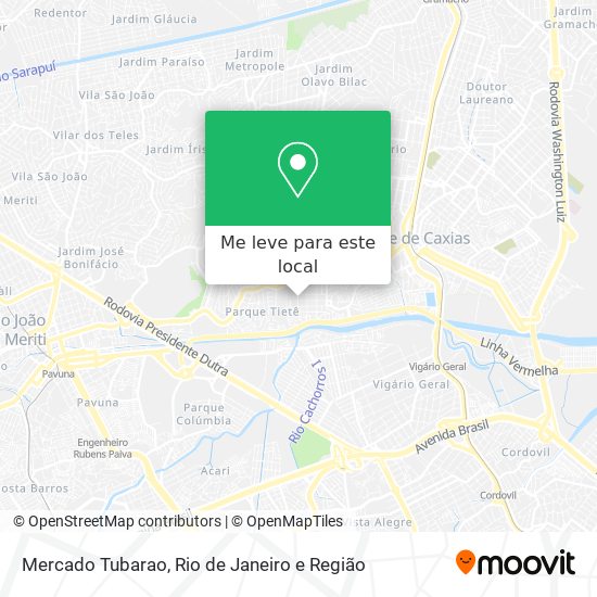 Mercado Tubarao mapa