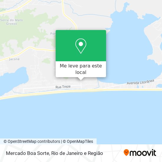 Mercado Boa Sorte mapa