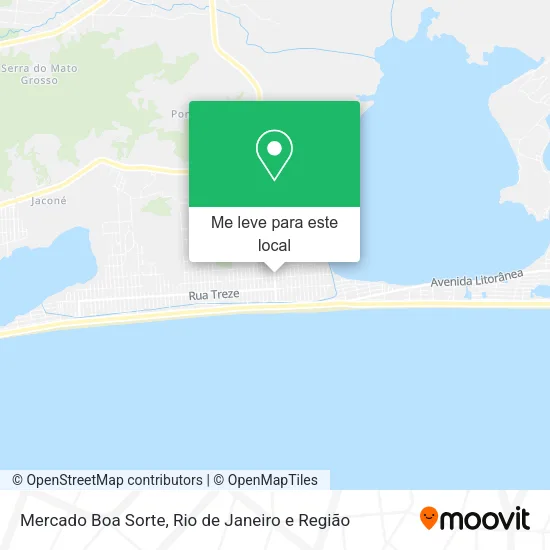 Mercado Boa Sorte mapa