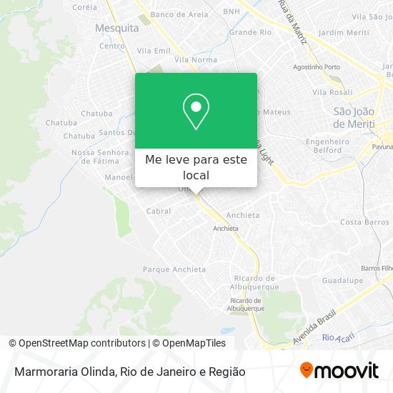 Marmoraria Olinda mapa