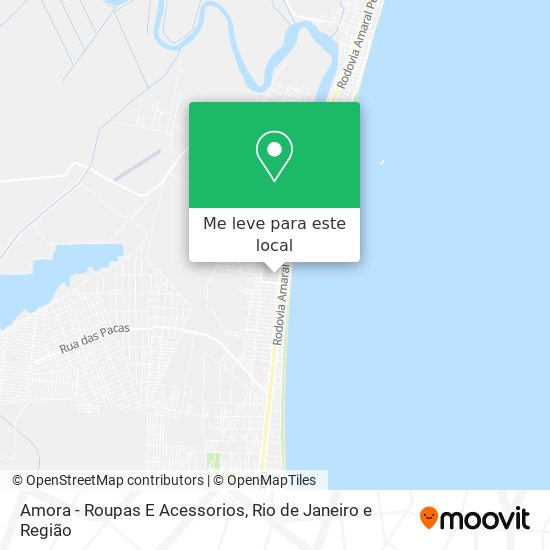 Amora - Roupas E Acessorios mapa