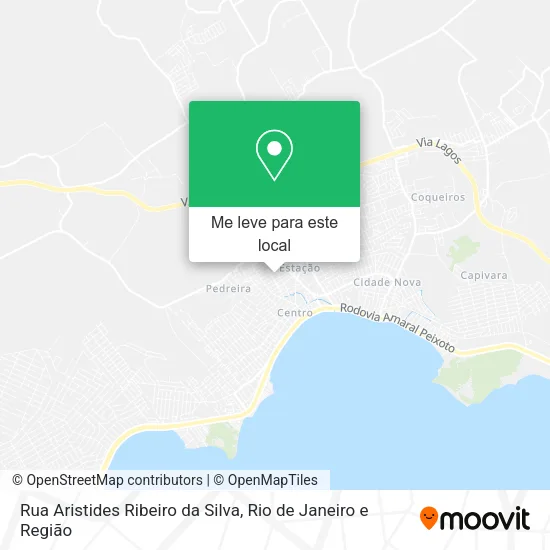 Rua Aristides Ribeiro da Silva mapa