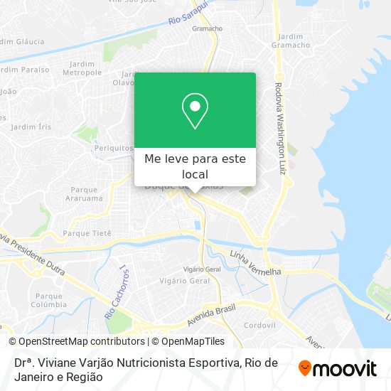 Drª. Viviane Varjão Nutricionista Esportiva mapa
