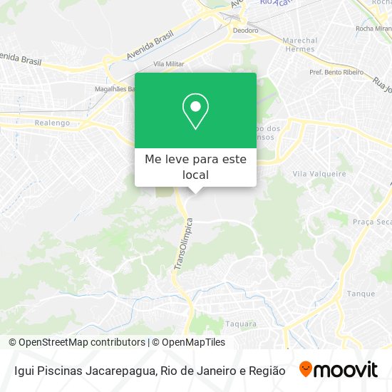 Igui Piscinas Jacarepagua mapa
