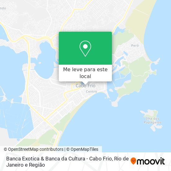 Banca Exotica & Banca da Cultura - Cabo Frio mapa