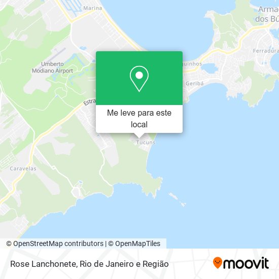Rose Lanchonete mapa