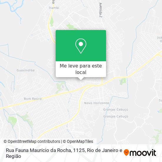 Rua Fauna Maurício da Rocha, 1125 mapa
