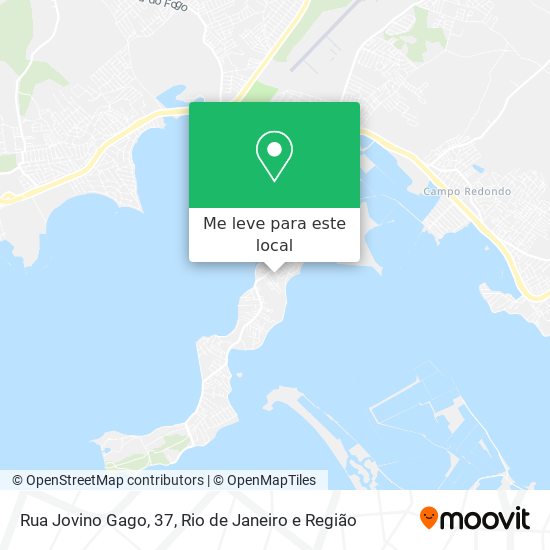 Rua Jovino Gago, 37 mapa