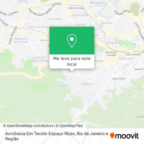 Acrobacia Em Tecido Espaço Rizzo mapa