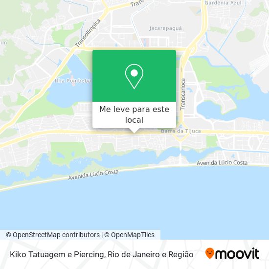 Kiko Tatuagem e Piercing mapa
