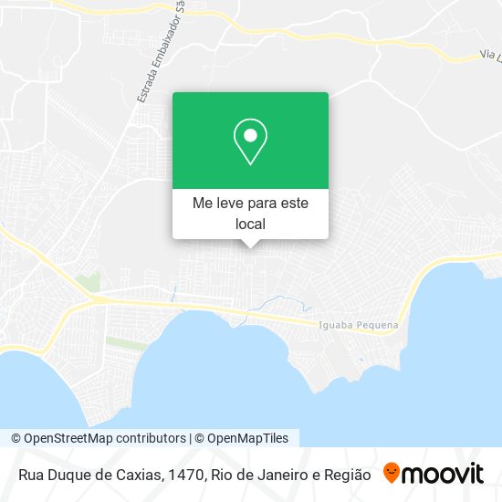 Rua Duque de Caxias, 1470 mapa