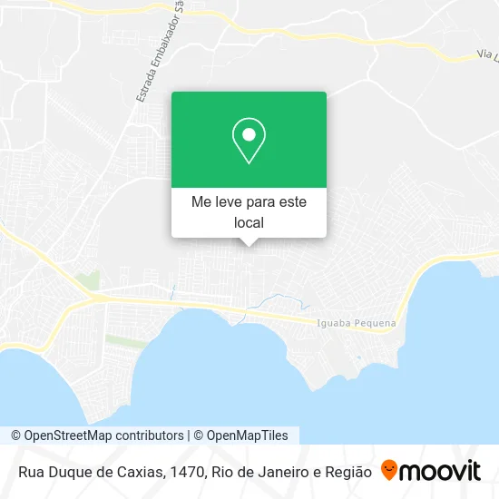 Rua Duque de Caxias, 1470 mapa