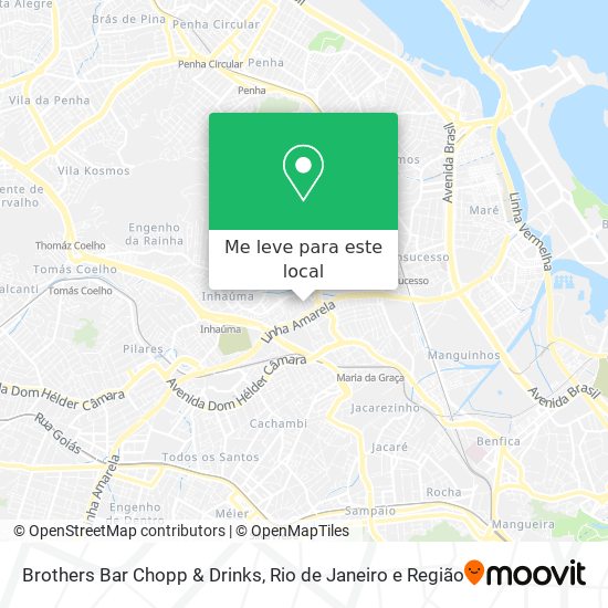 Brothers Bar Chopp & Drinks mapa