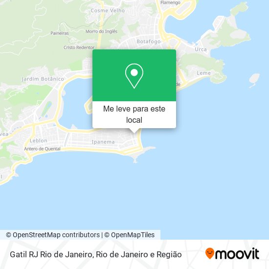 Gatil RJ Rio de Janeiro mapa