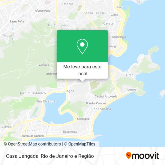 Casa Jangada mapa