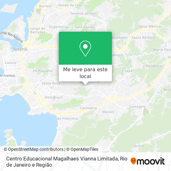 Centro Educacional Magalhaes Vianna Limitada mapa