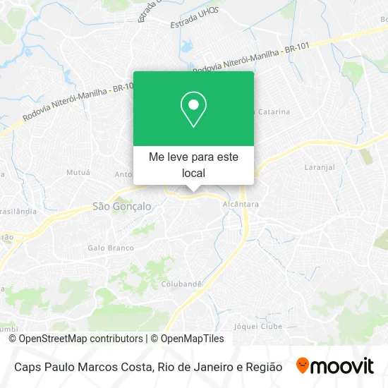 Caps Paulo Marcos Costa mapa