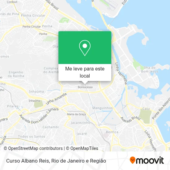 Curso Albano Reis mapa