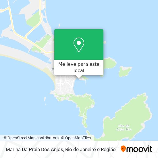 Marina Da Praia Dos Anjos mapa