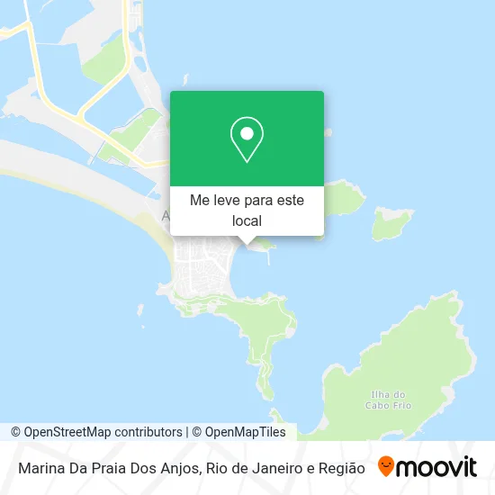 Marina Da Praia Dos Anjos mapa