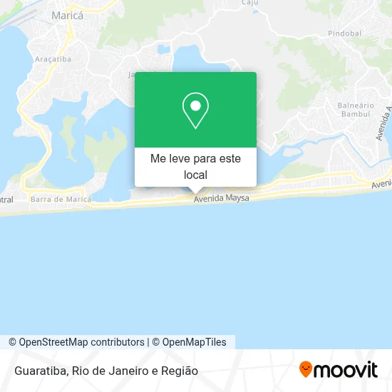 Guaratiba mapa