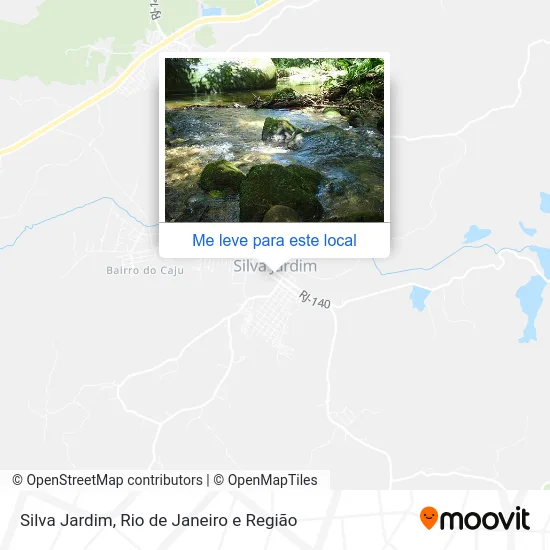 Silva Jardim mapa