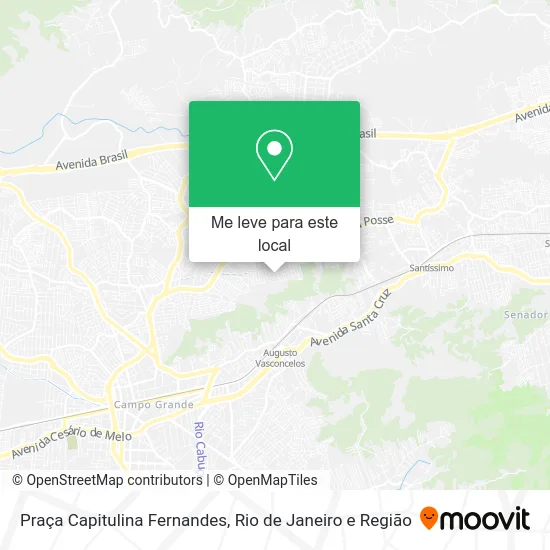 Praça Capitulina Fernandes mapa