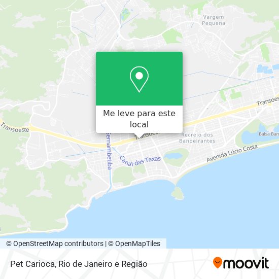 Pet Carioca mapa