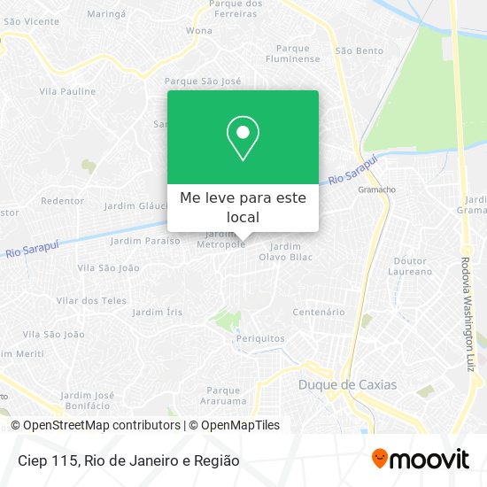Ciep 115 mapa
