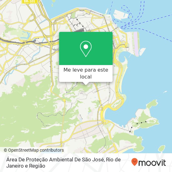 Área De Proteção Ambiental De São José mapa