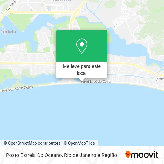 Posto Estrela Do Oceano mapa