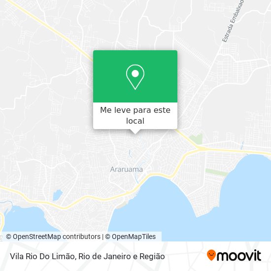 Vila Rio Do Limão mapa