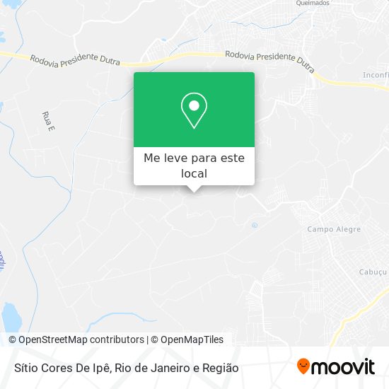 Sítio Cores De Ipê mapa