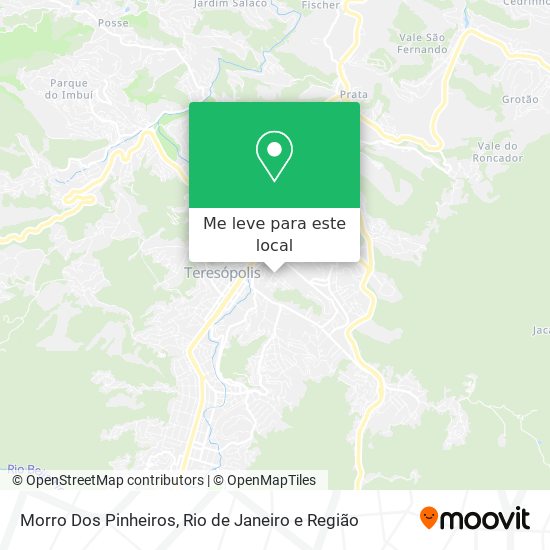 Morro Dos Pinheiros mapa