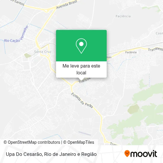 Upa Do Cesarão mapa