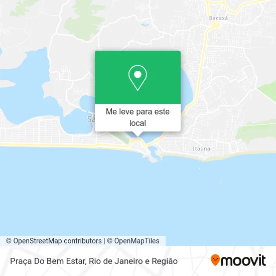 Praça Do Bem Estar mapa