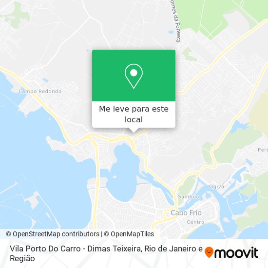 Vila Porto Do Carro - Dimas Teixeira mapa