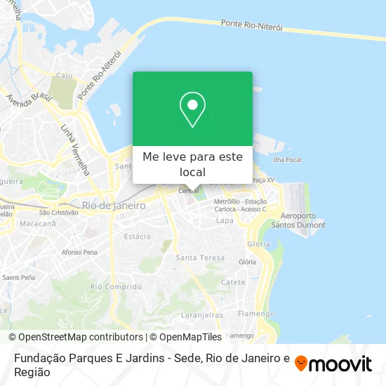 Fundação Parques E Jardins - Sede mapa