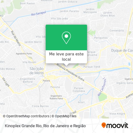 Kinoplex Grande Rio mapa