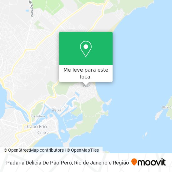 Padaria Delícia De Pão Peró mapa