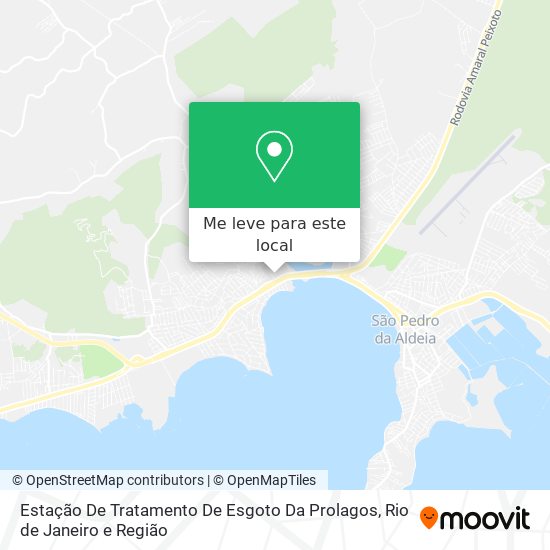 Estação De Tratamento De Esgoto Da Prolagos mapa
