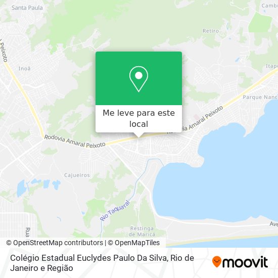 Colégio Estadual Euclydes Paulo Da Silva mapa