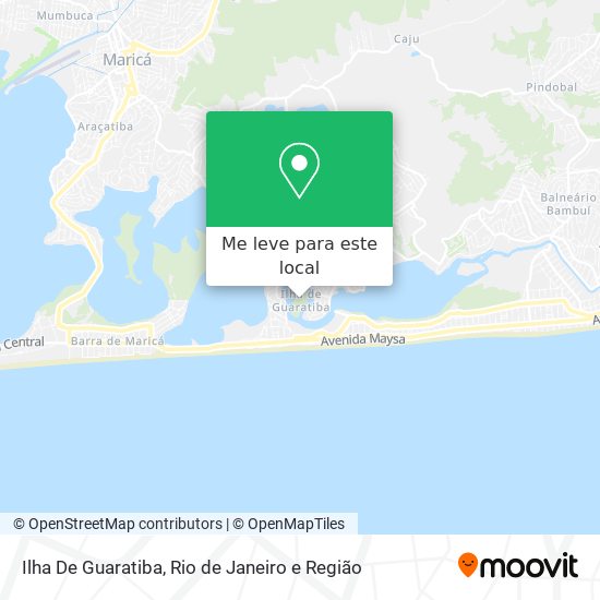 Ilha De Guaratiba mapa