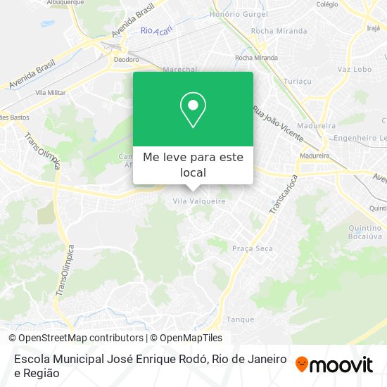 Escola Municipal José Enrique Rodó mapa