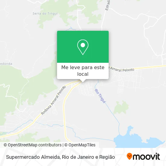 Supermercado Almeida mapa