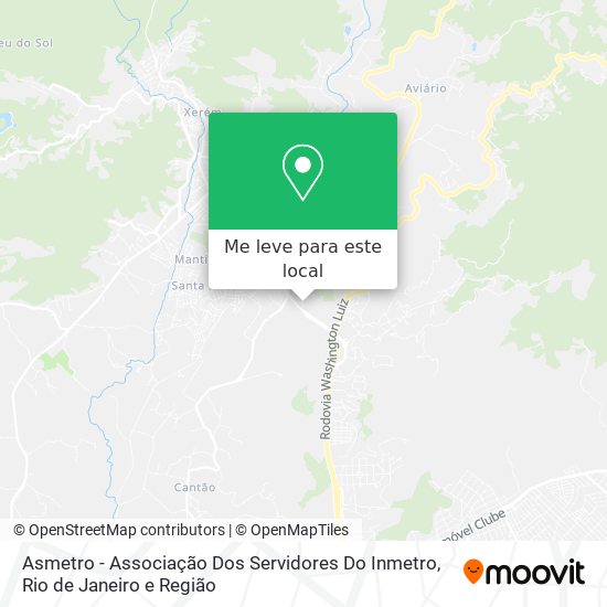 Asmetro - Associação Dos Servidores Do Inmetro mapa