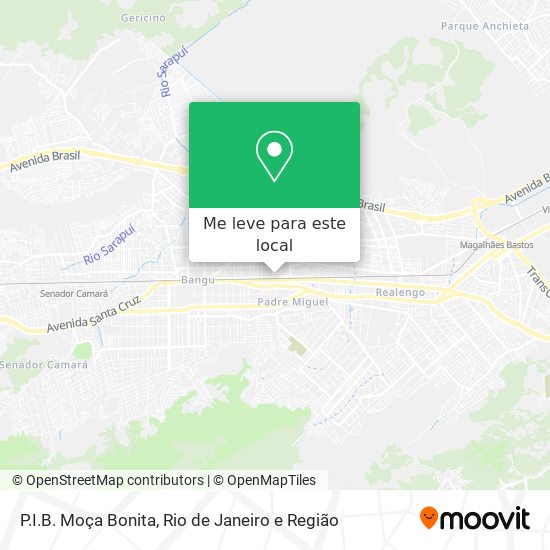 P.I.B. Moça Bonita mapa